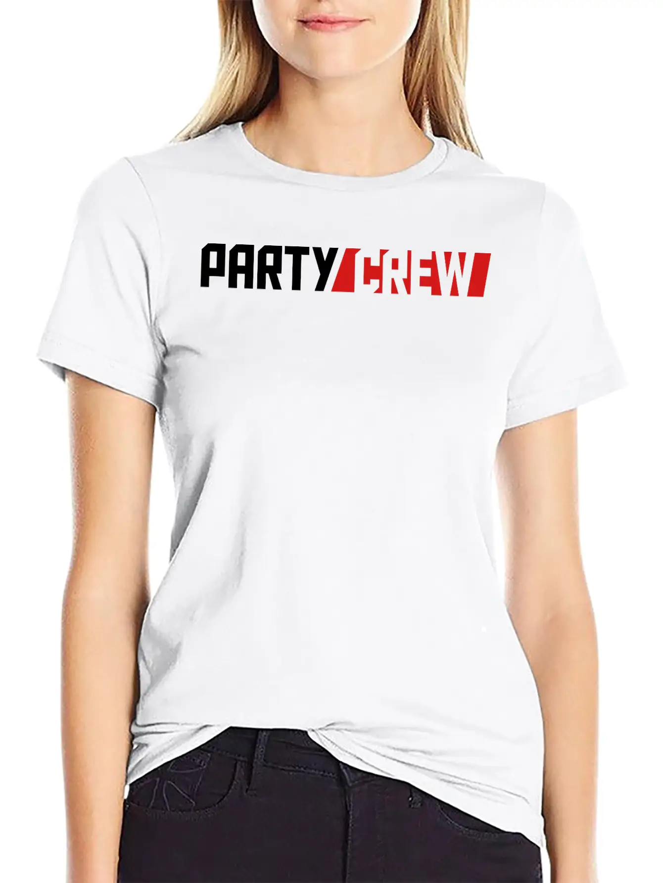 Party Crew Friends Team Crew Club Design Dance Fas Essential Cotton Tee For Daily Outfits – Unisex Style
