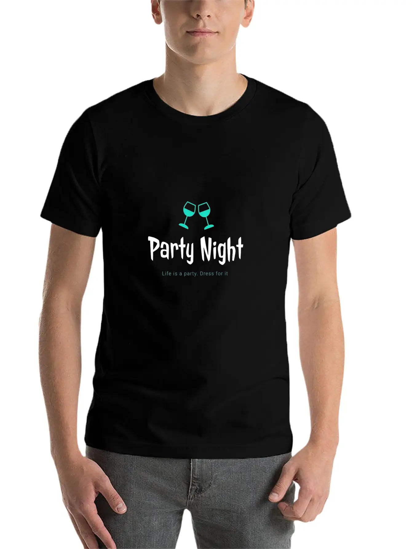 Party Night Casual Graphic T-Shirt – Simple And Comfortable Daily Wear
