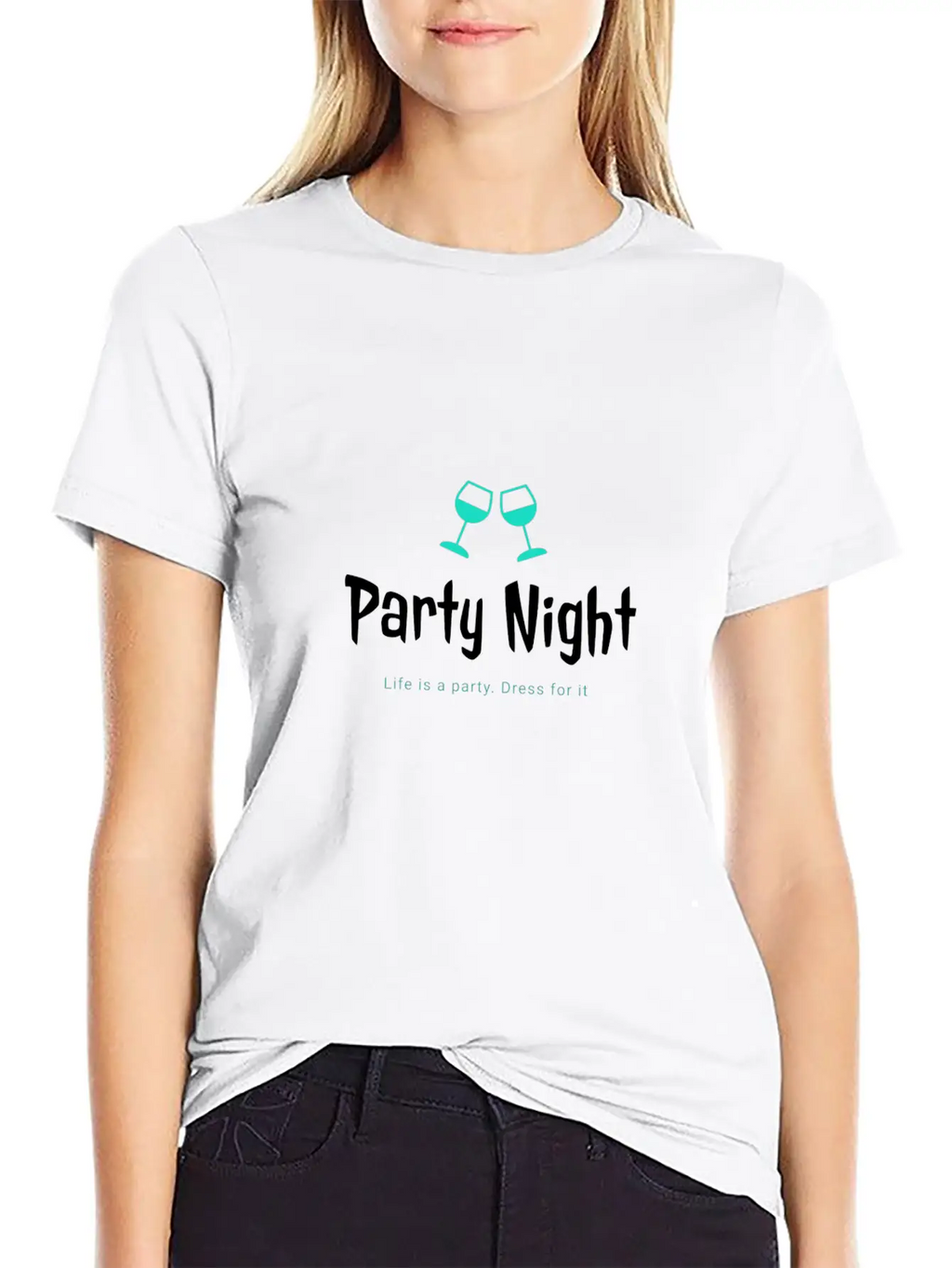 Party Night Casual Graphic T-Shirt – Simple And Comfortable Daily Wear
