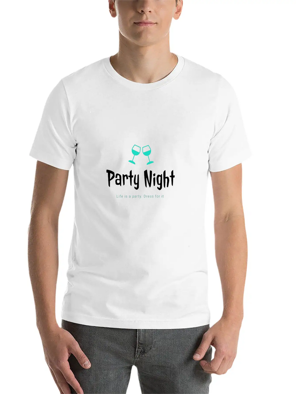 Party Night Casual Graphic T-Shirt – Simple And Comfortable Daily Wear
