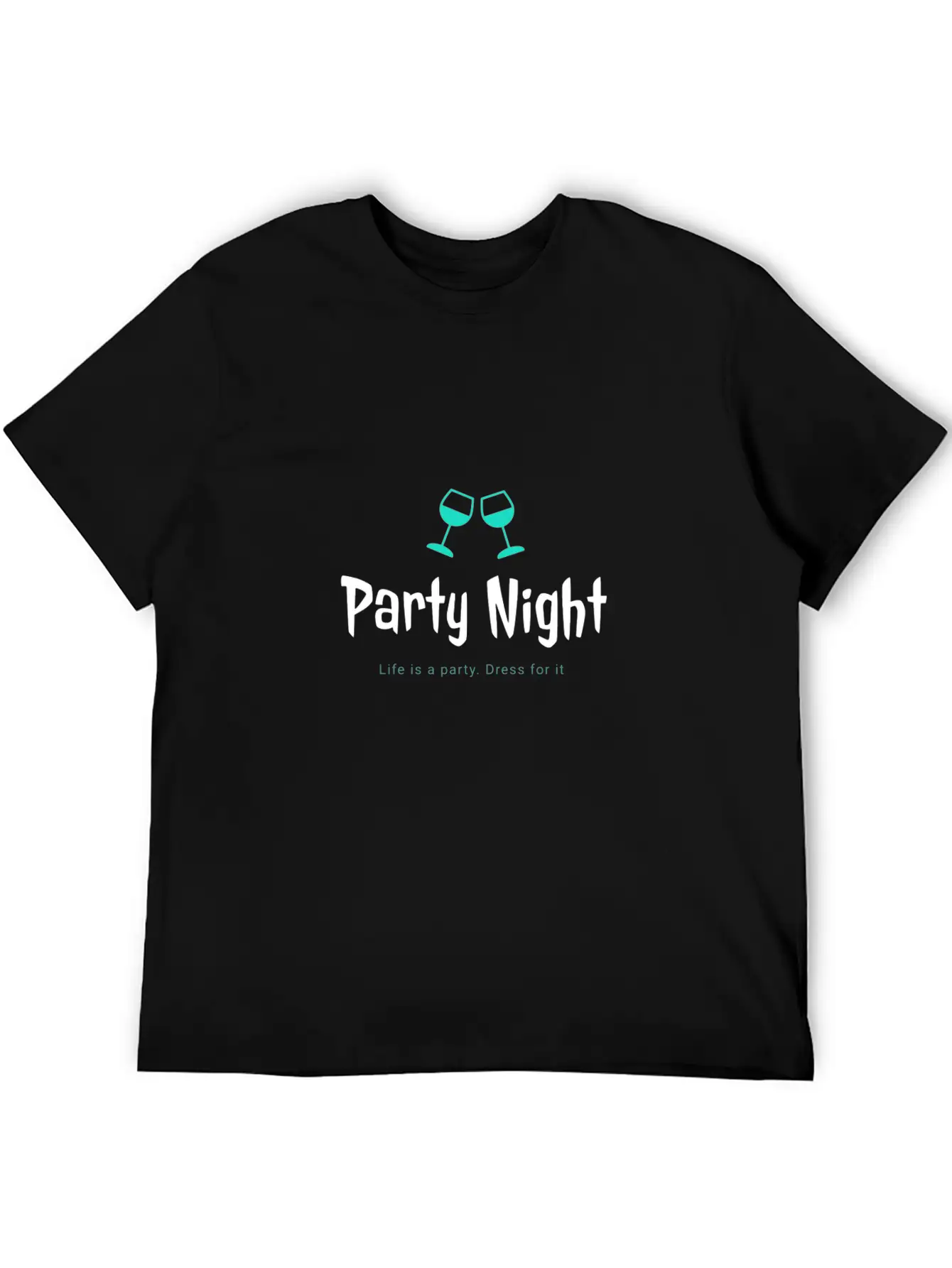 Party Night Casual Graphic T-Shirt – Simple And Comfortable Daily Wear