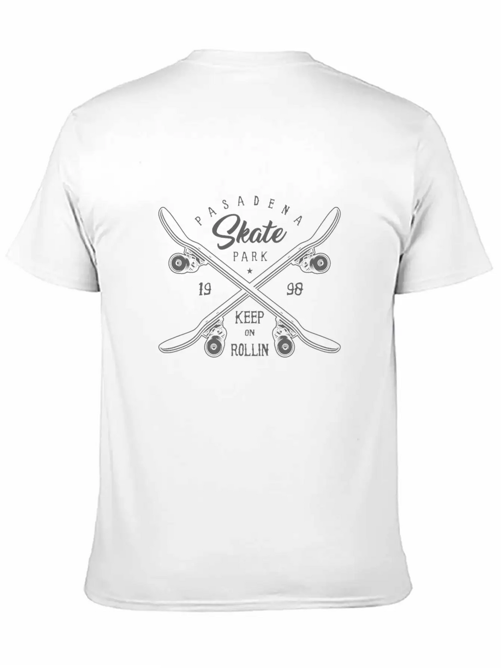 Pasadena Skate Park Stylish Everyday T-Shirt – Unisex Basic Cotton Tee