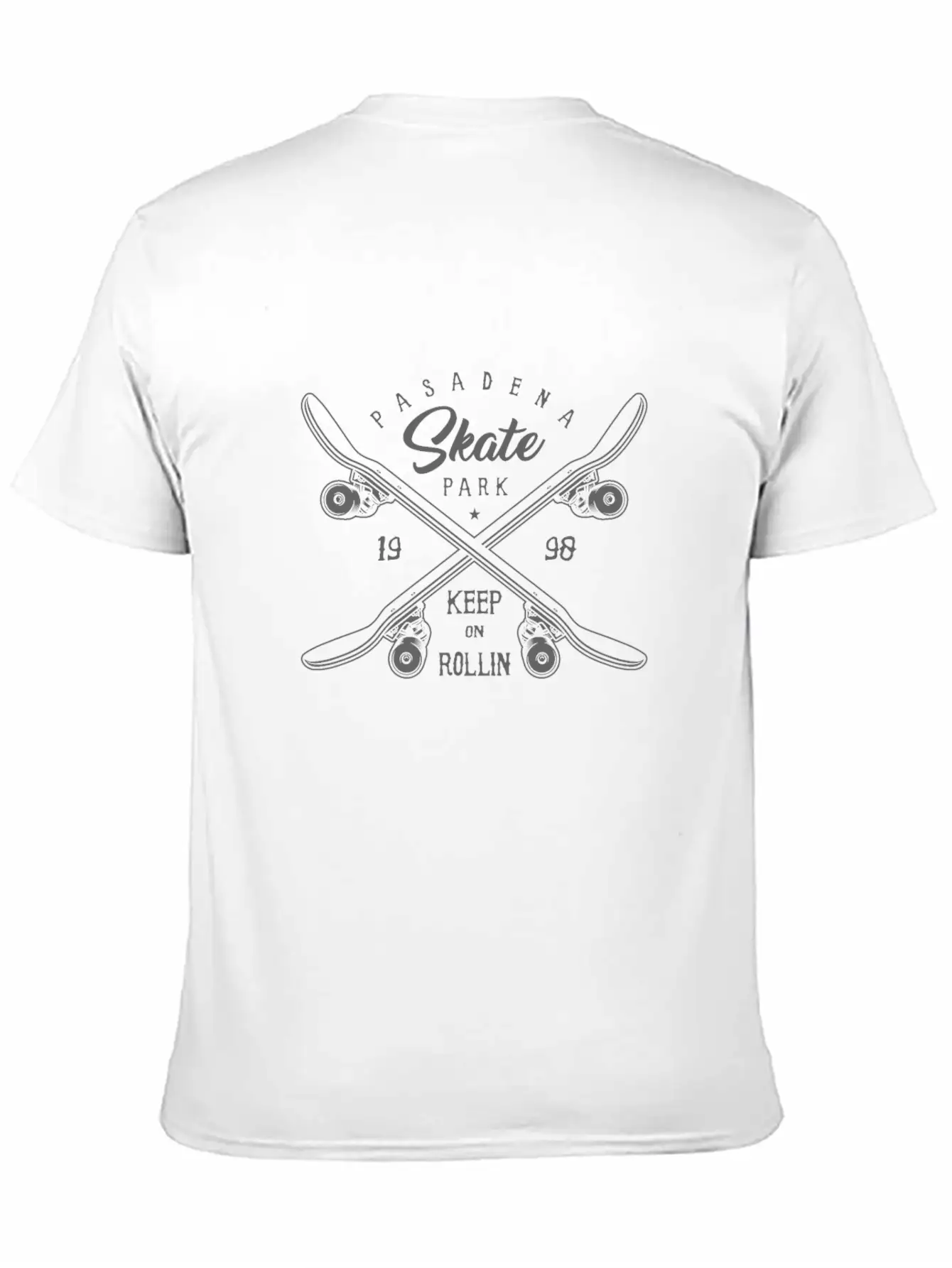 Pasadena Skate Park Stylish Everyday T-Shirt – Unisex Basic Cotton Tee