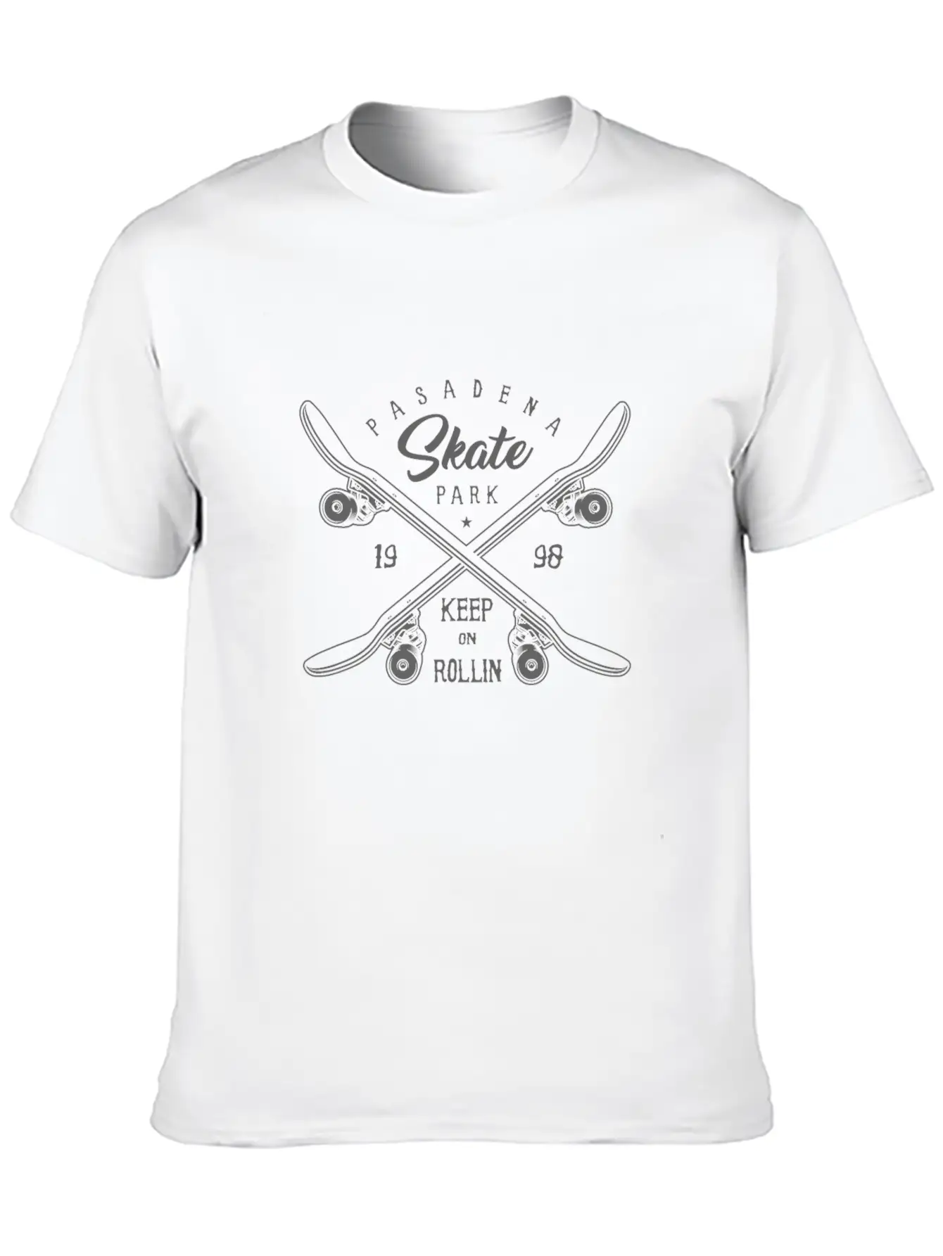Pasadena Skate Park Stylish Everyday T-Shirt – Unisex Basic Cotton Tee