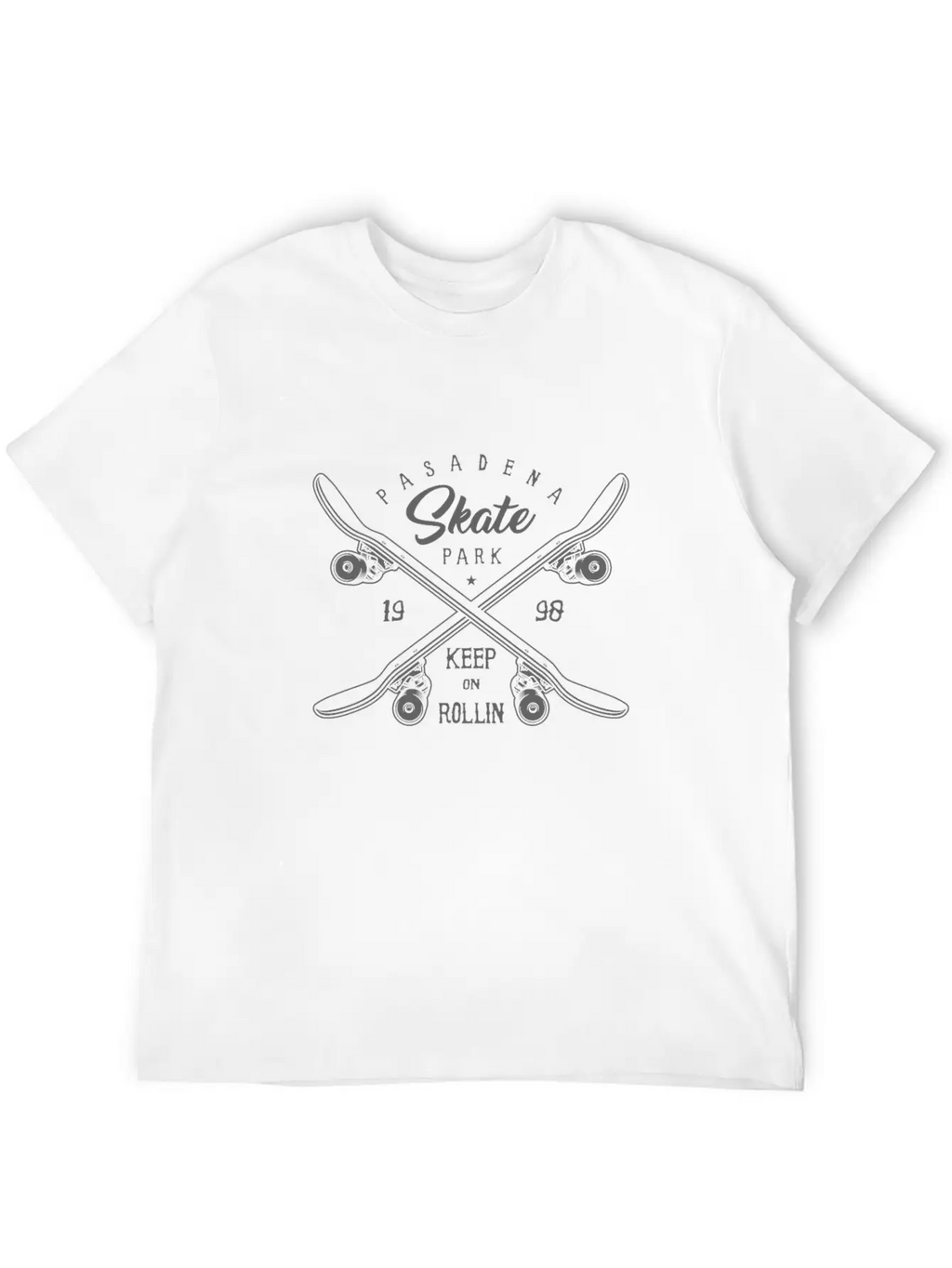 Pasadena Skate Park Stylish Everyday T-Shirt – Unisex Basic Cotton Tee
