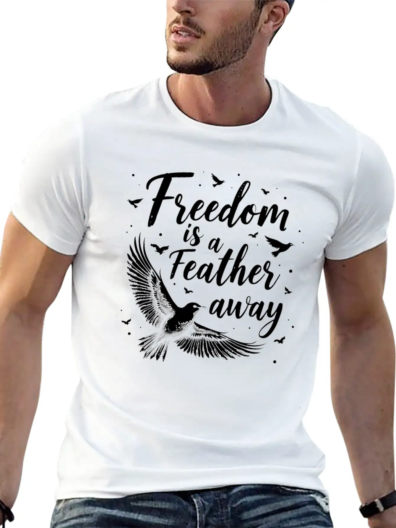 Passionate About Bird Rescue And Wildlife Unisex Casual T-Shirt – Clean Design For Daily Comfort