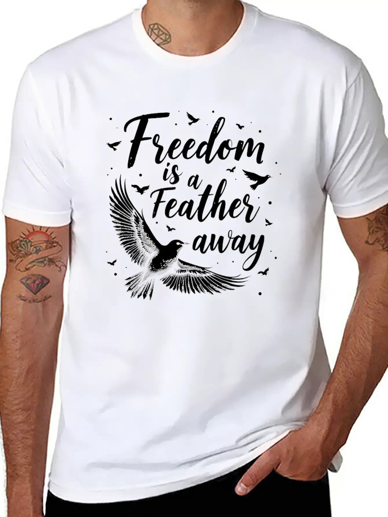 Passionate About Bird Rescue And Wildlife Unisex Casual T-Shirt – Clean Design For Daily Comfort