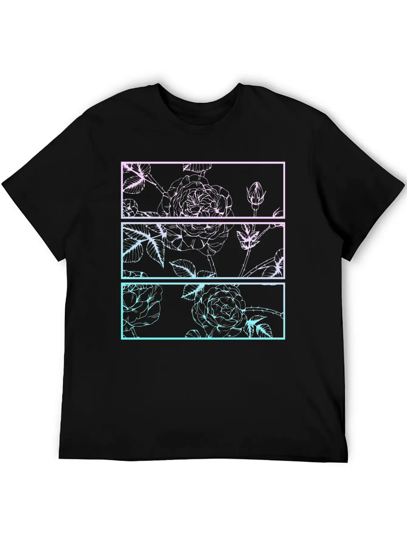 Pastel Goth Flower Emo Aesthetic Clothes Rose Unisex Casual T-Shirt – Clean Design For Daily Comfort
