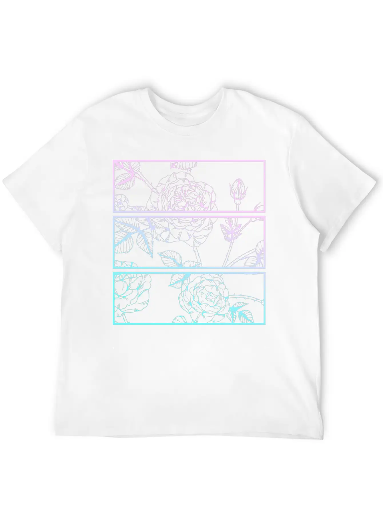 Pastel Goth Flower Emo Aesthetic Clothes Rose Unisex Casual T-Shirt – Clean Design For Daily Comfort
