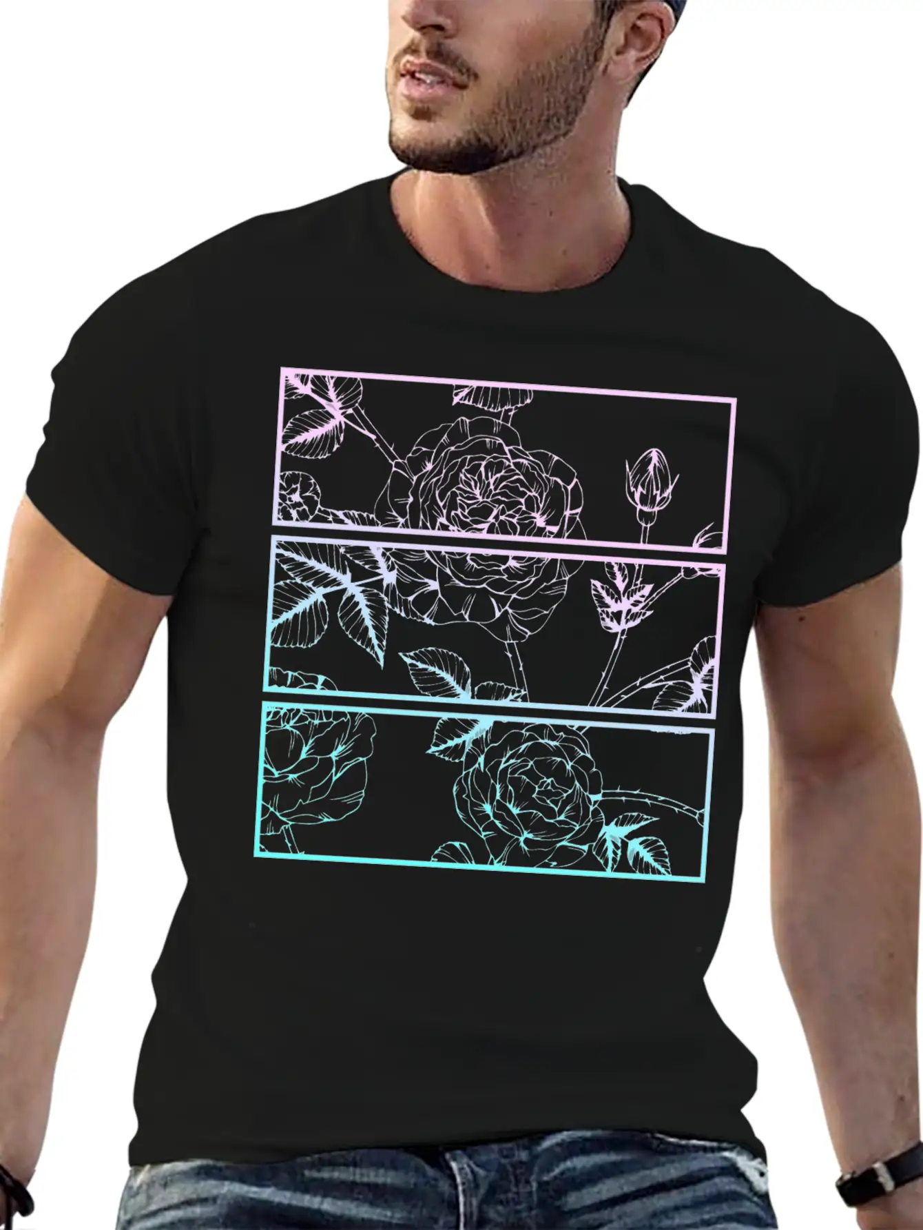 Pastel Goth Flower Emo Aesthetic Clothes Rose Unisex Casual T-Shirt – Clean Design For Daily Comfort