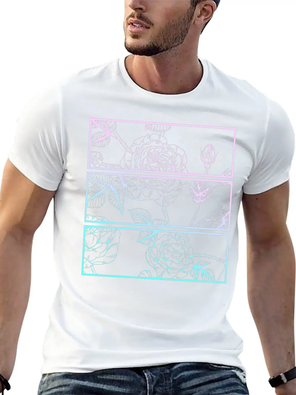 Pastel Goth Flower Emo Aesthetic Clothes Rose Unisex Casual T-Shirt – Clean Design For Daily Comfort