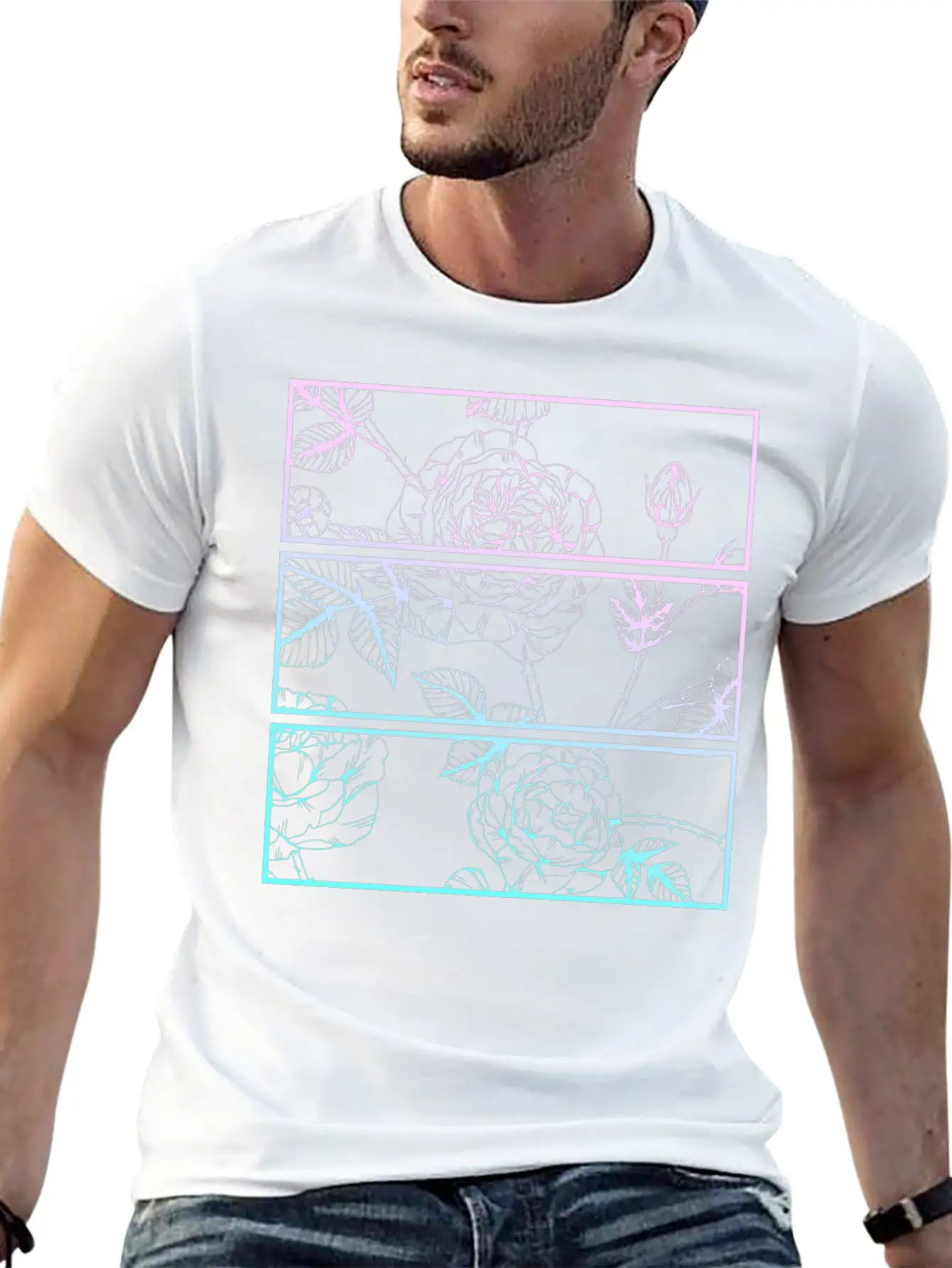 Pastel Goth Flower Emo Aesthetic Clothes Rose Unisex Casual T-Shirt – Clean Design For Daily Comfort