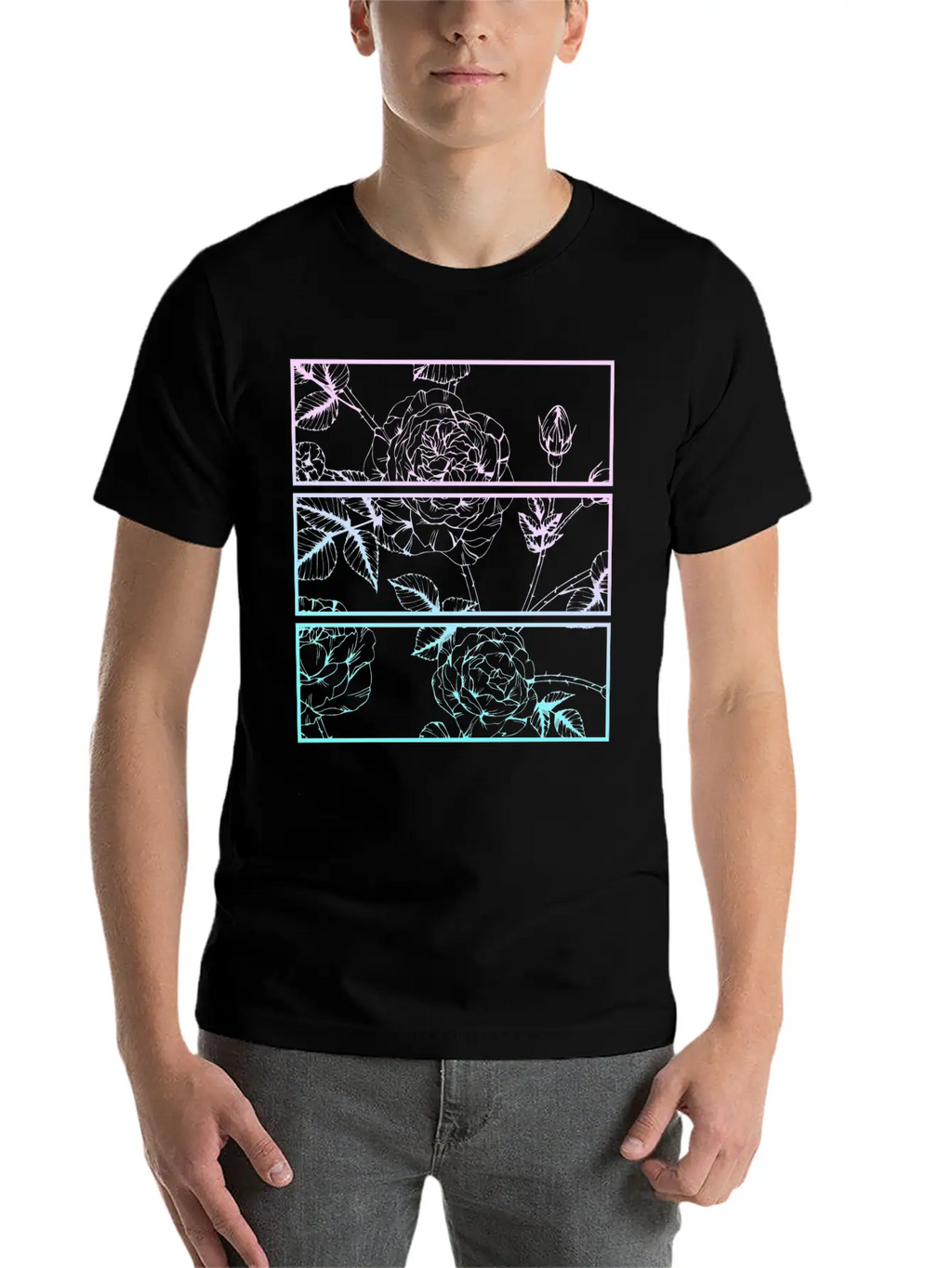 Pastel Goth Flower Emo Aesthetic Clothes Rose Unisex Casual T-Shirt – Clean Design For Daily Comfort