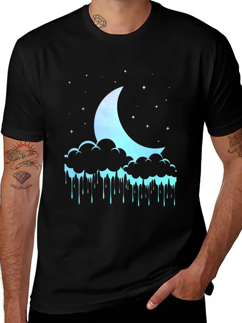 Pastel Goth Moon Aesthetic Unisex Casual T-Shirt – Clean Design For Daily Comfort