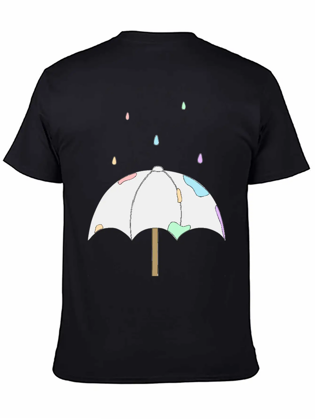 Pastel Rain Stylish Everyday T-Shirt – Unisex Basic Cotton Tee