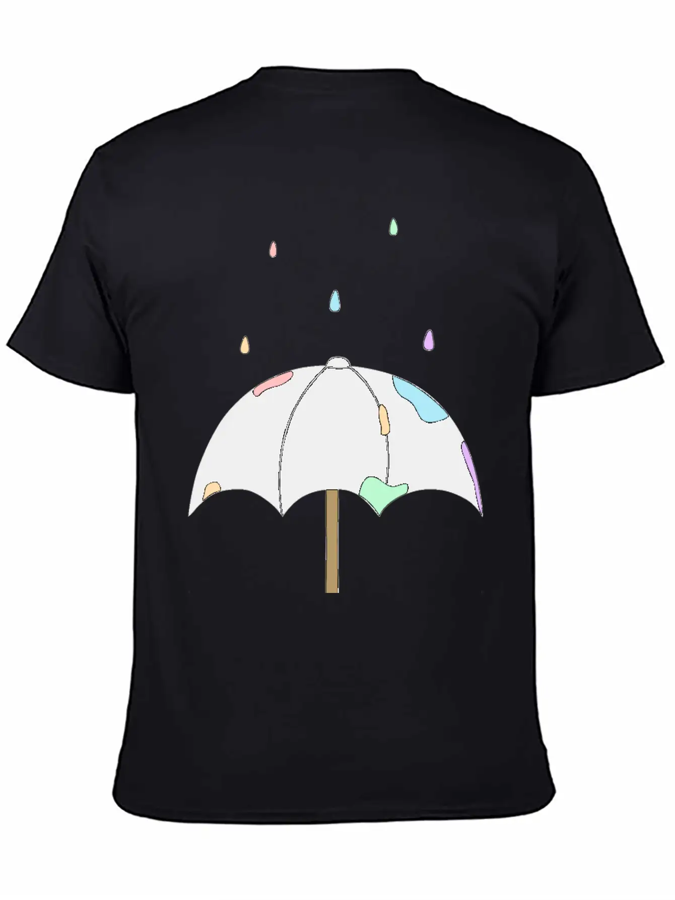 Pastel Rain Stylish Everyday T-Shirt – Unisex Basic Cotton Tee