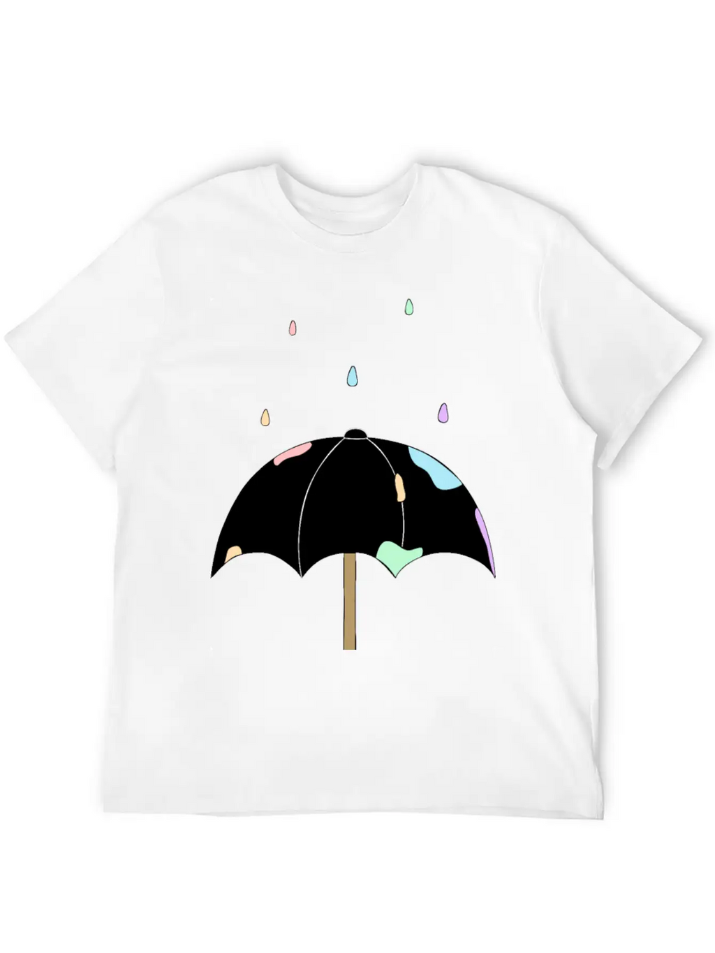 Pastel Rain Stylish Everyday T-Shirt – Unisex Basic Cotton Tee