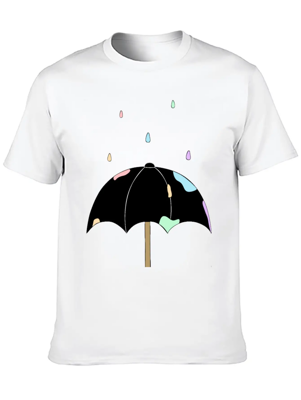 Pastel Rain Stylish Everyday T-Shirt – Unisex Basic Cotton Tee