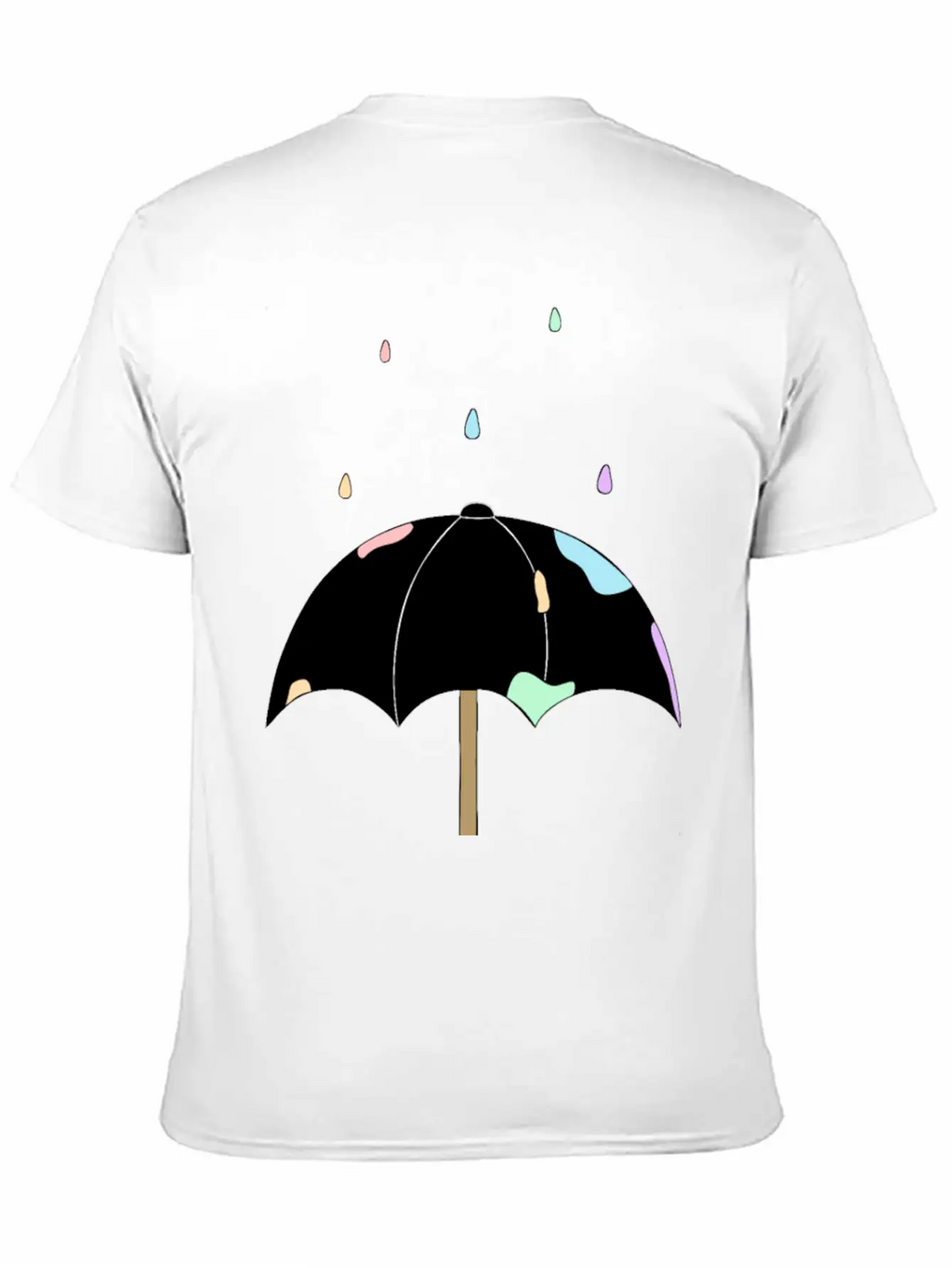 Pastel Rain Stylish Everyday T-Shirt – Unisex Basic Cotton Tee