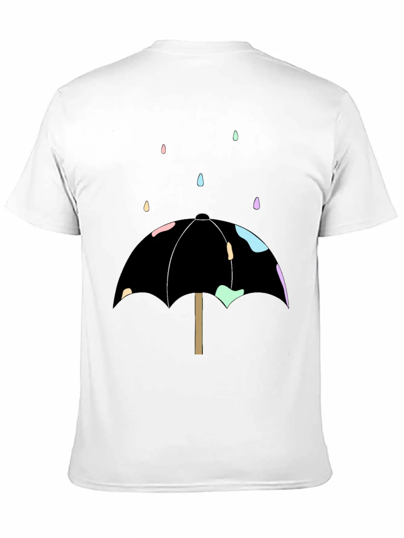 Pastel Rain Stylish Everyday T-Shirt – Unisex Basic Cotton Tee