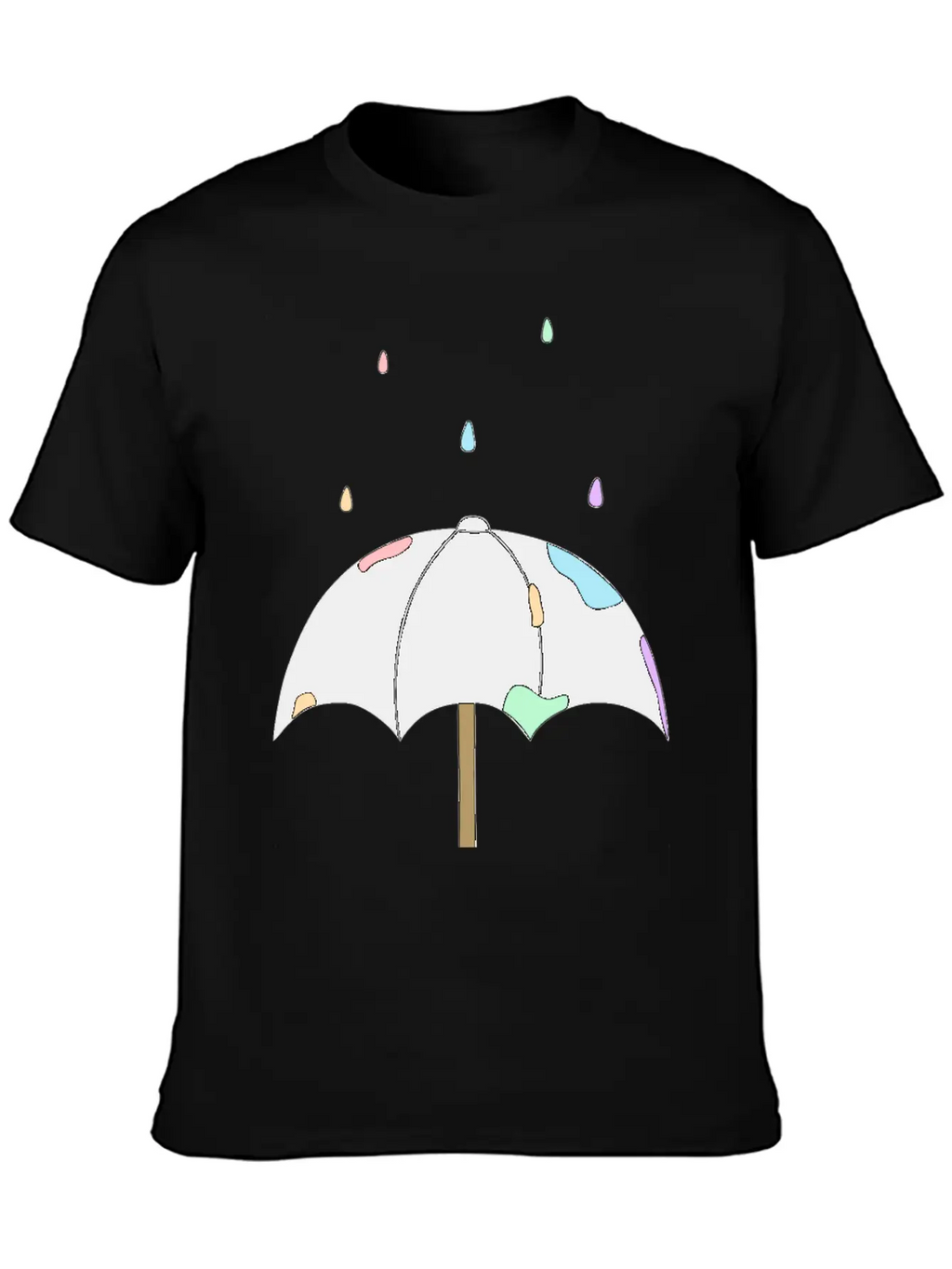 Pastel Rain Stylish Everyday T-Shirt – Unisex Basic Cotton Tee