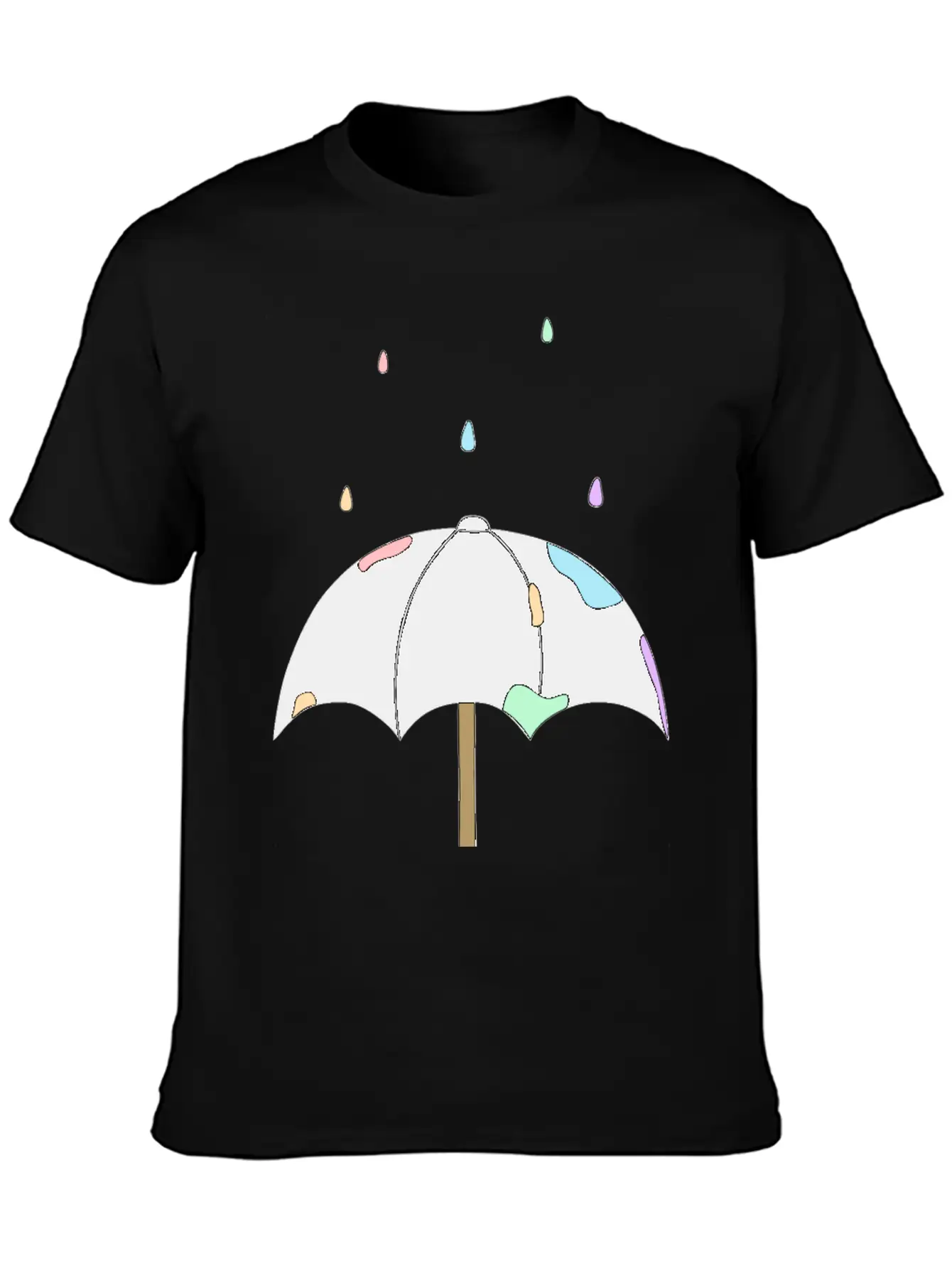 Pastel Rain Stylish Everyday T-Shirt – Unisex Basic Cotton Tee