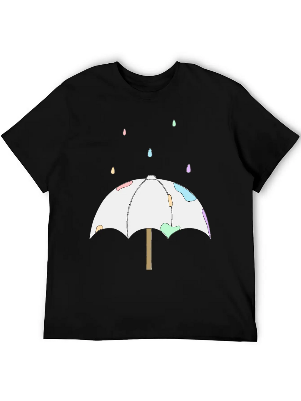 Pastel Rain Stylish Everyday T-Shirt – Unisex Basic Cotton Tee