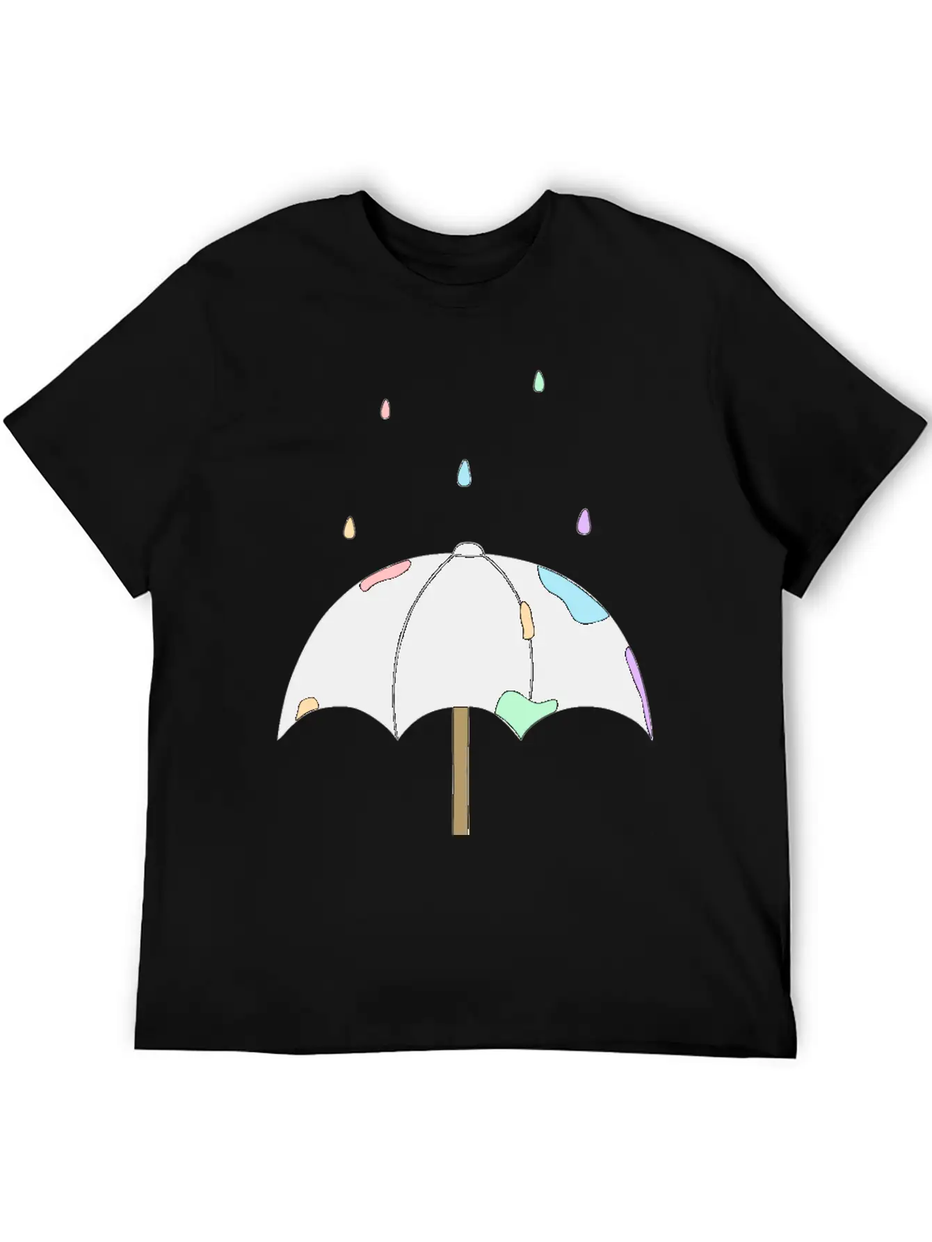 Pastel Rain Stylish Everyday T-Shirt – Unisex Basic Cotton Tee