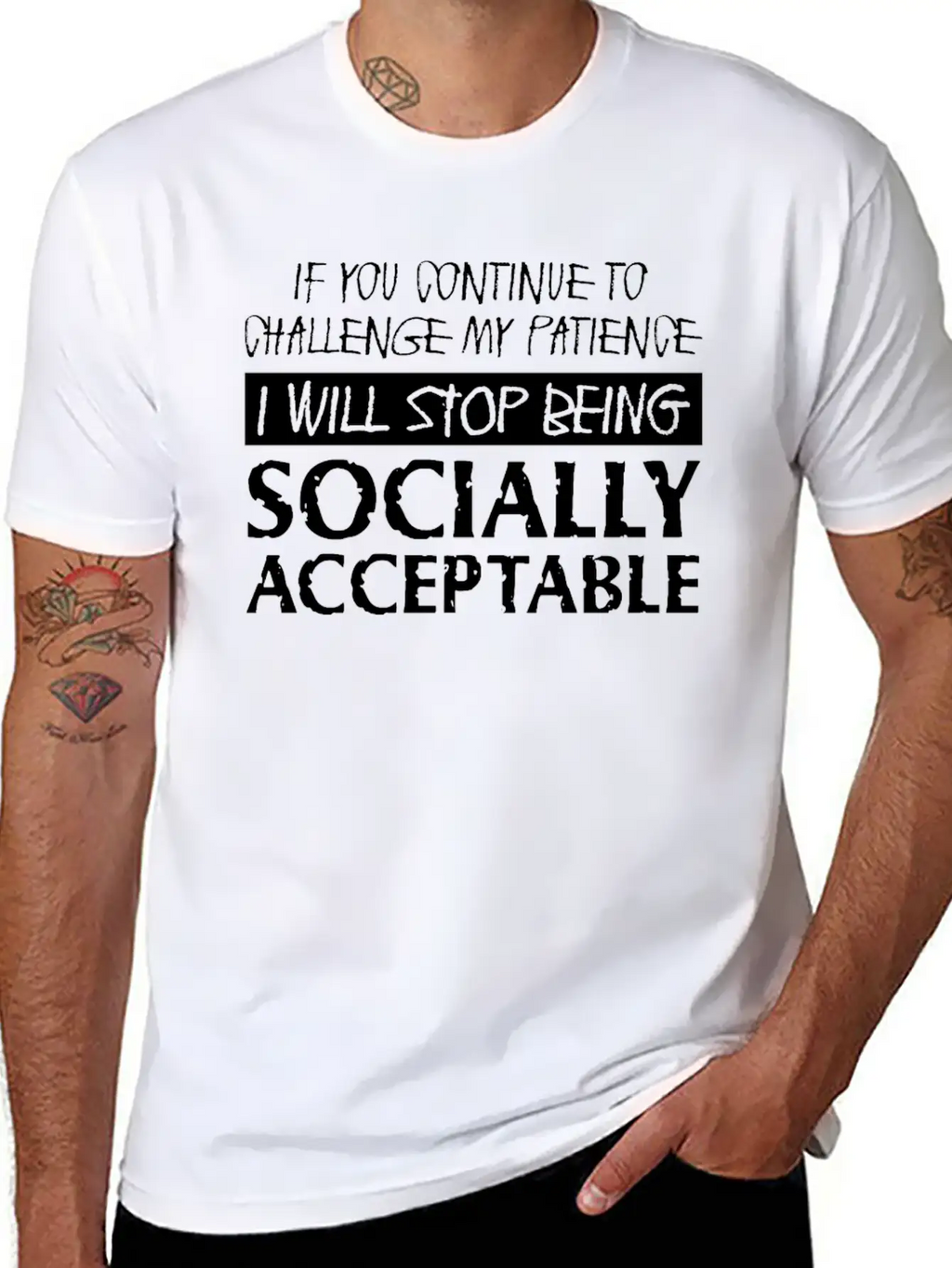 Patient Impatient Impatience Patience Unisex Casual T-Shirt – Clean Design For Daily Comfort