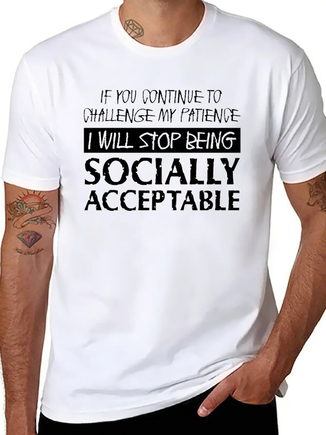 Patient Impatient Impatience Patience Unisex Casual T-Shirt – Clean Design For Daily Comfort