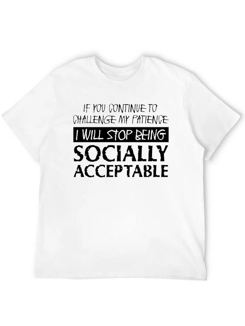 Patient Impatient Impatience Patience Unisex Casual T-Shirt – Clean Design For Daily Comfort