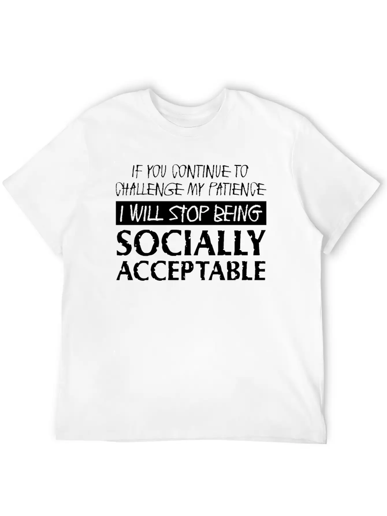 Patient Impatient Impatience Patience Unisex Casual T-Shirt – Clean Design For Daily Comfort