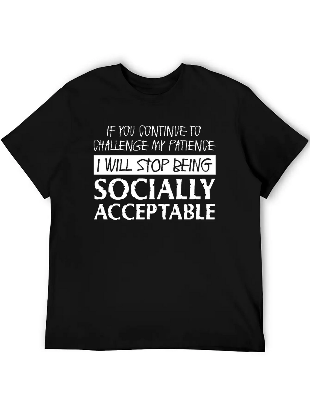 Patient Impatient Impatience Patience Unisex Casual T-Shirt – Clean Design For Daily Comfort