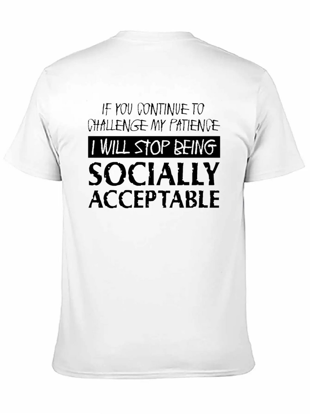 Patient Impatient Impatience Patience Unisex Casual T-Shirt – Clean Design For Daily Comfort