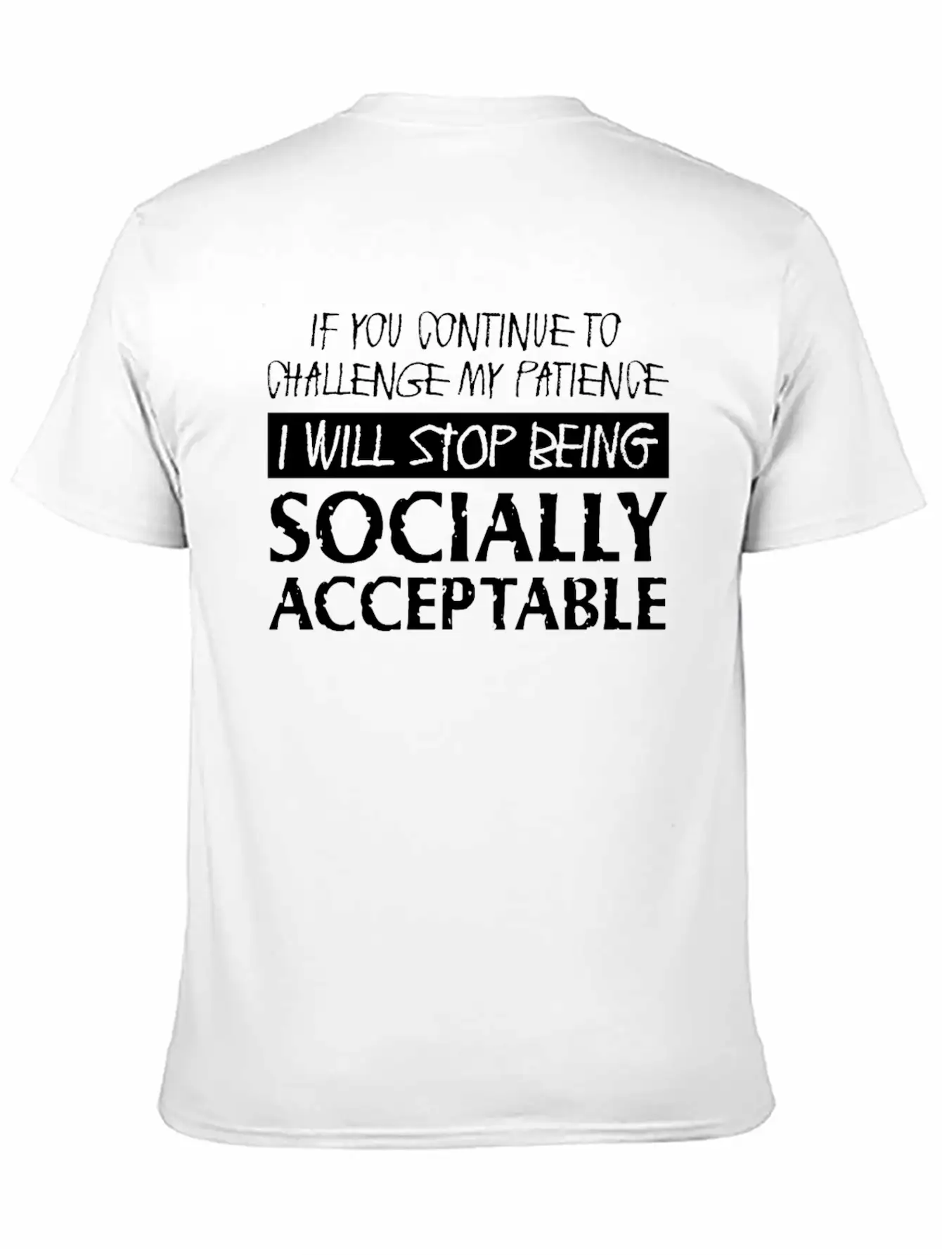 Patient Impatient Impatience Patience Unisex Casual T-Shirt – Clean Design For Daily Comfort