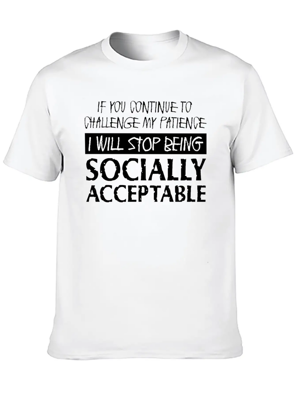 Patient Impatient Impatience Patience Unisex Casual T-Shirt – Clean Design For Daily Comfort