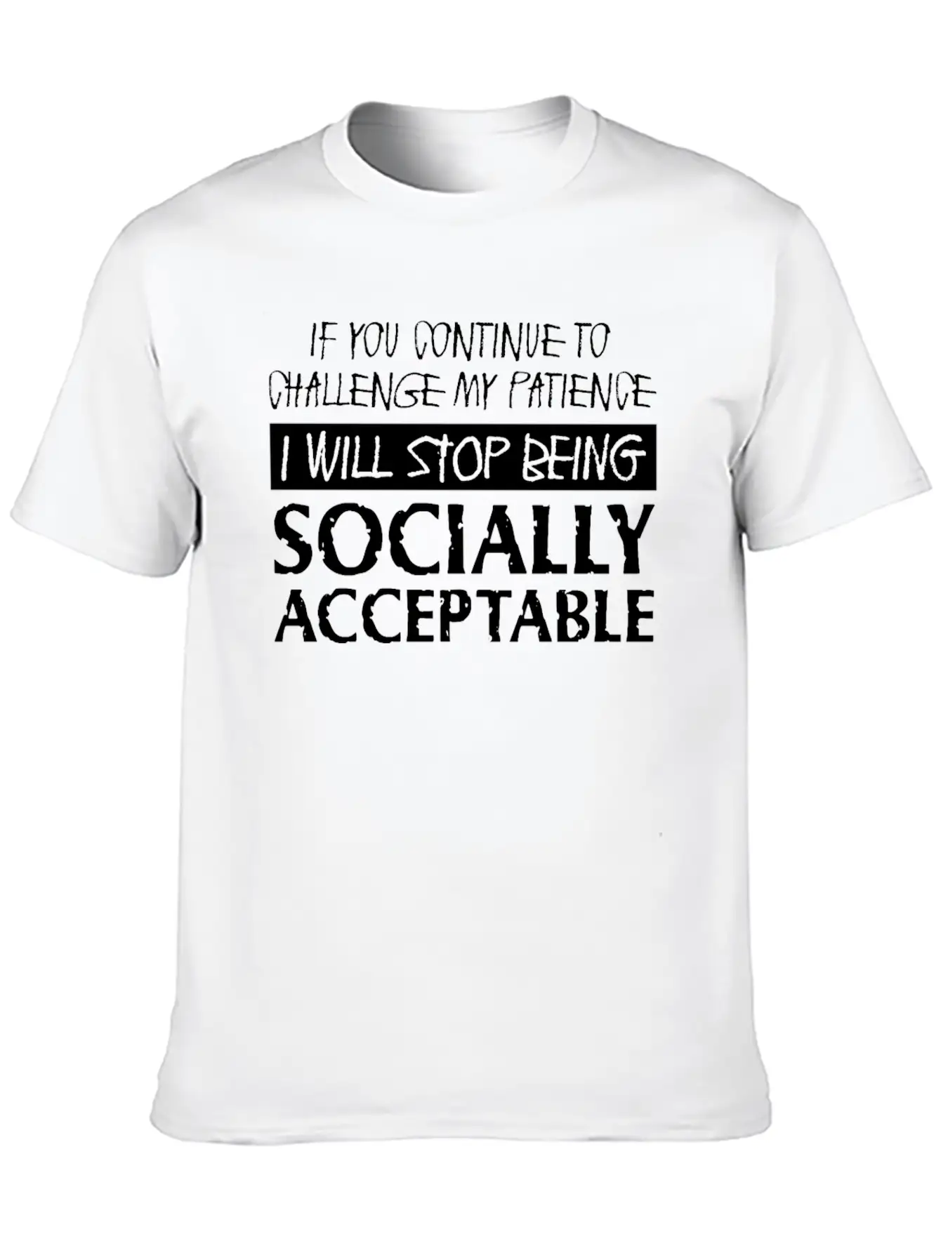 Patient Impatient Impatience Patience Unisex Casual T-Shirt – Clean Design For Daily Comfort