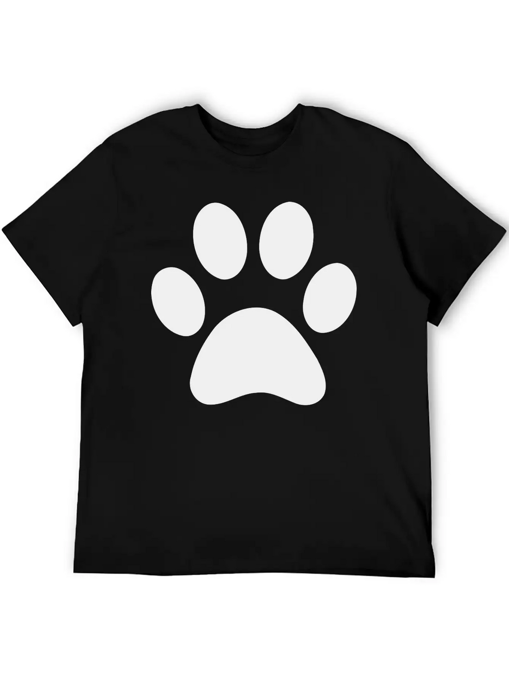 Paw Print Unisex Casual T-Shirt – Clean Design For Daily Comfort