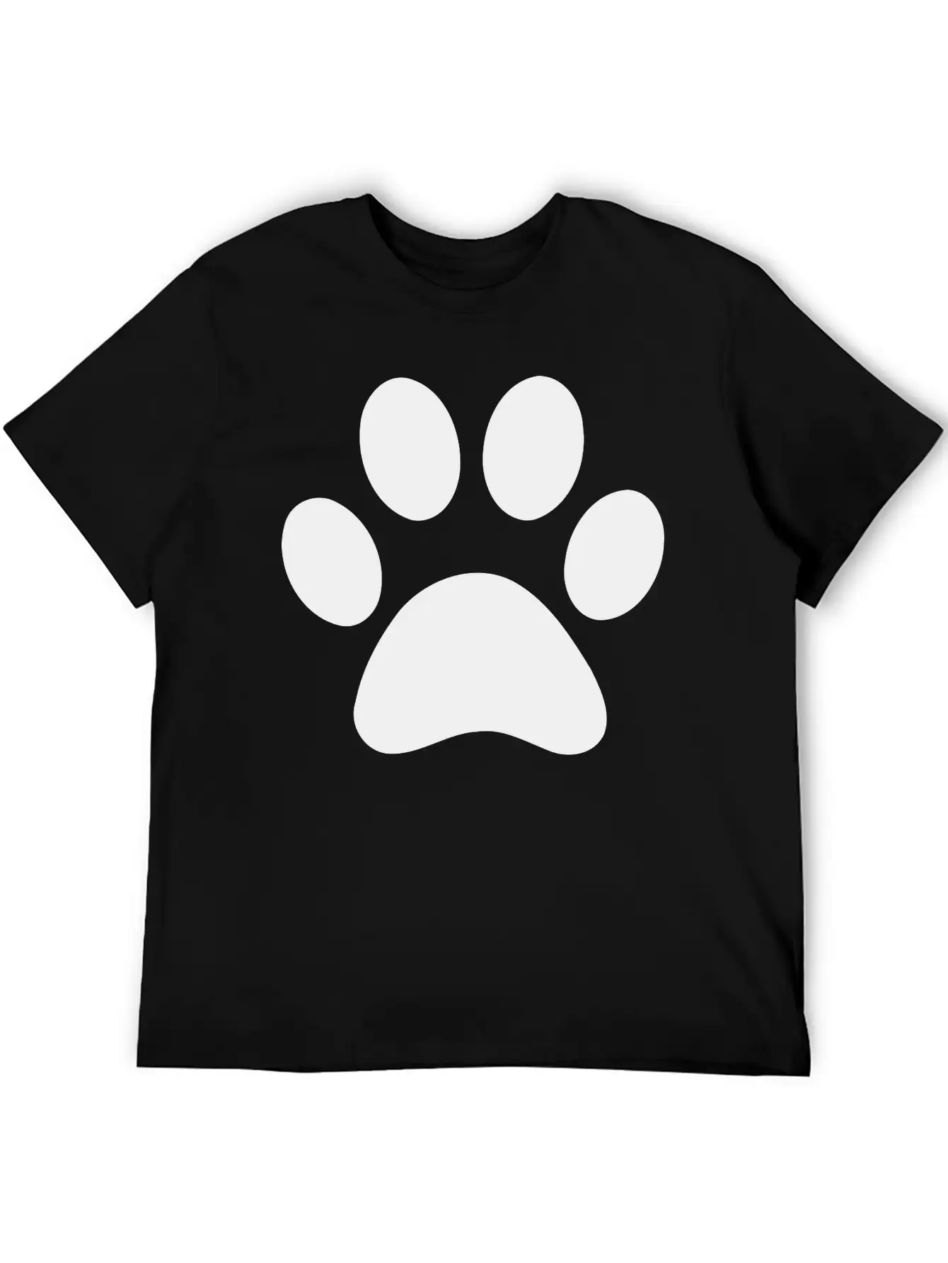Paw Print Unisex Casual T-Shirt – Clean Design For Daily Comfort