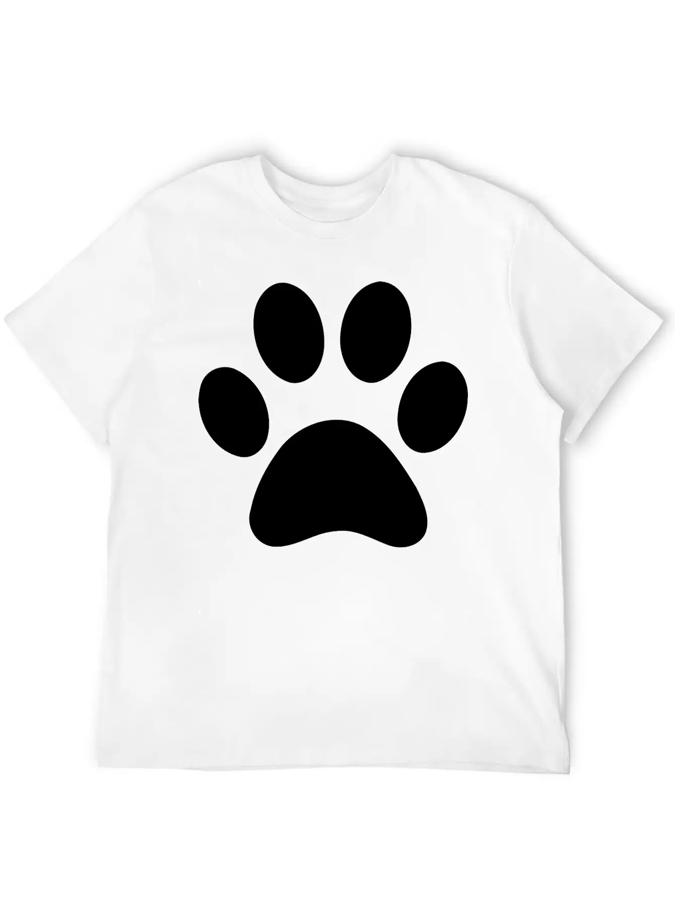 Paw Print Unisex Casual T-Shirt – Clean Design For Daily Comfort