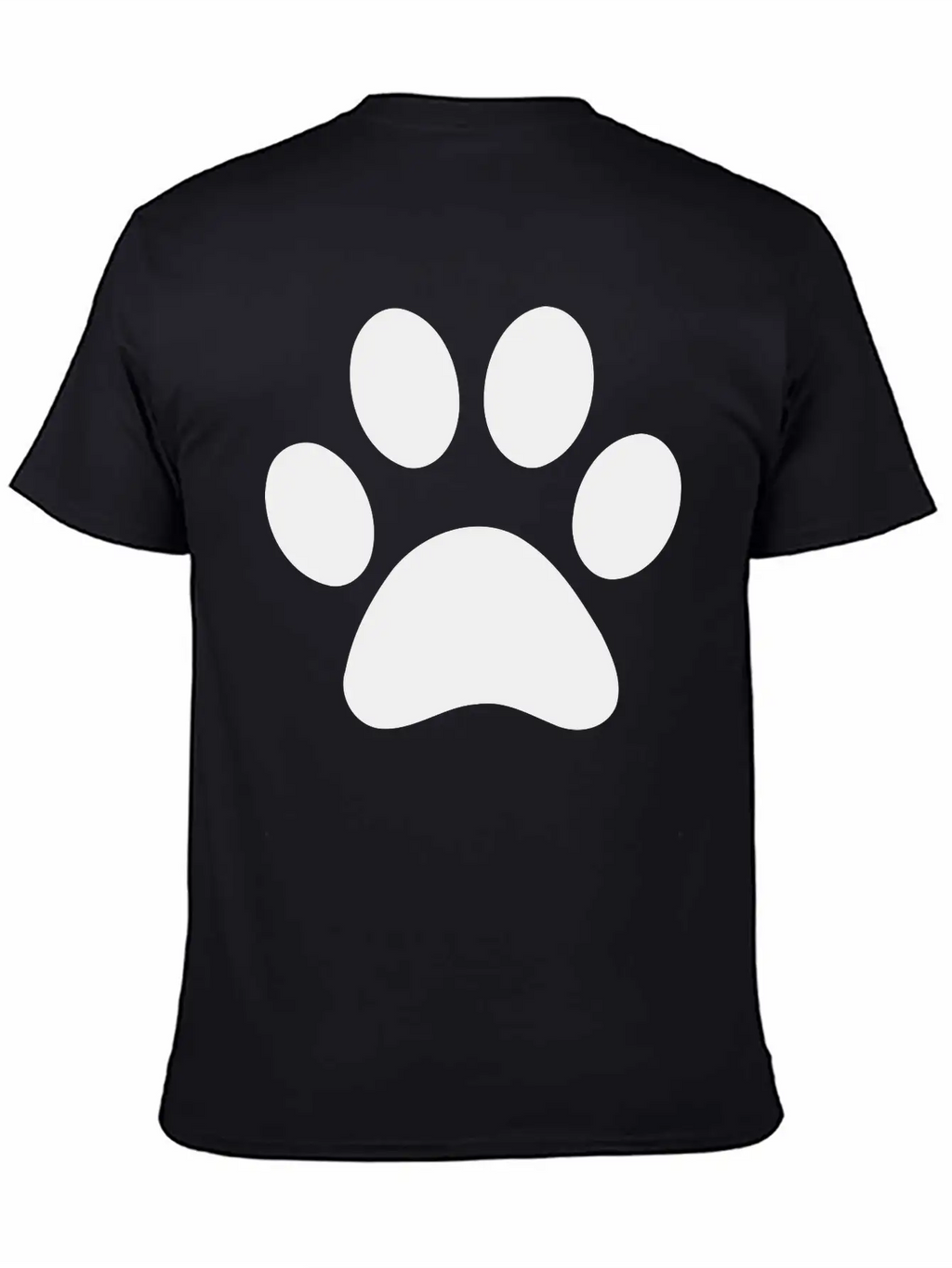 Paw Print Unisex Casual T-Shirt – Clean Design For Daily Comfort