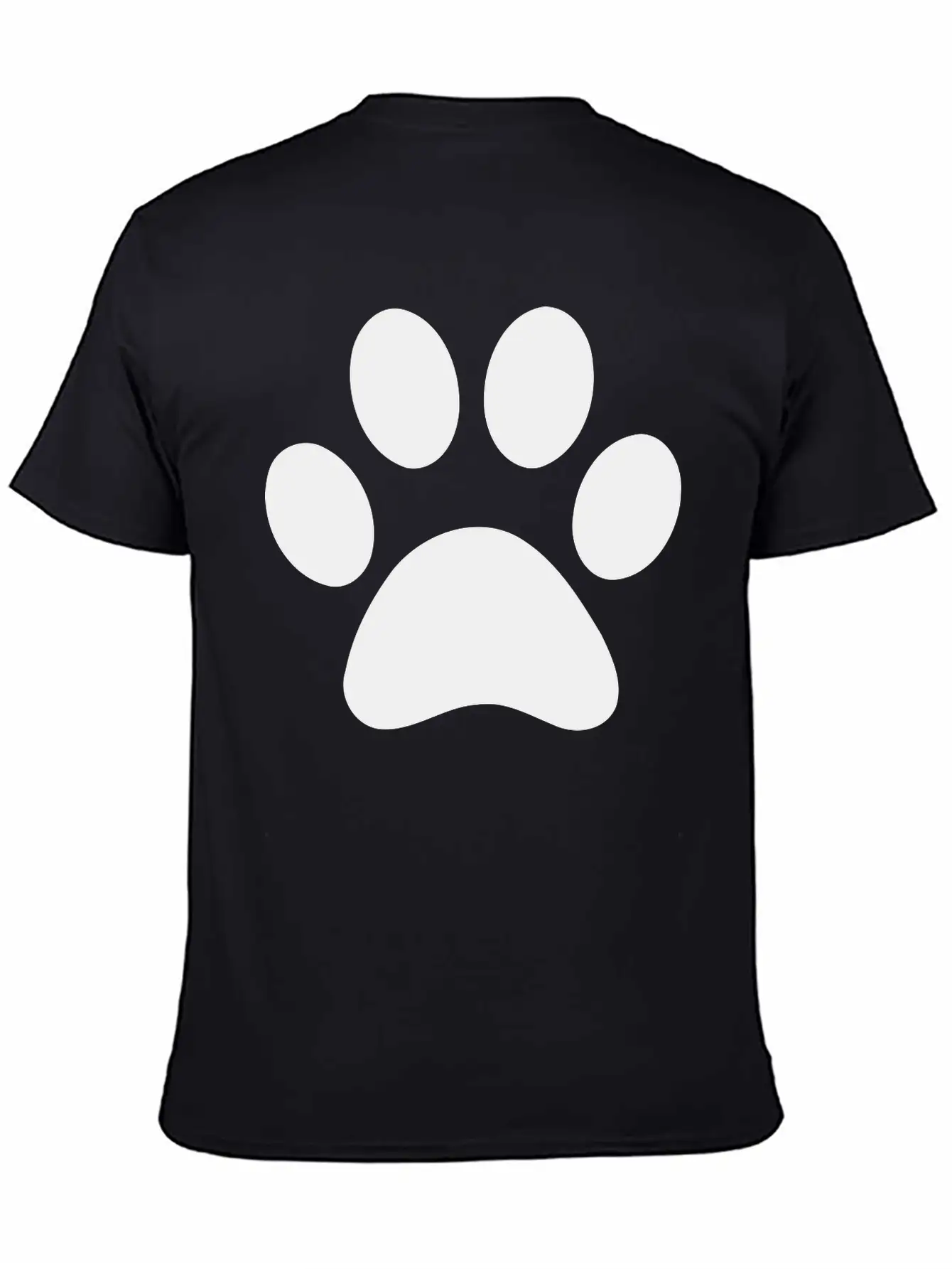 Paw Print Unisex Casual T-Shirt – Clean Design For Daily Comfort