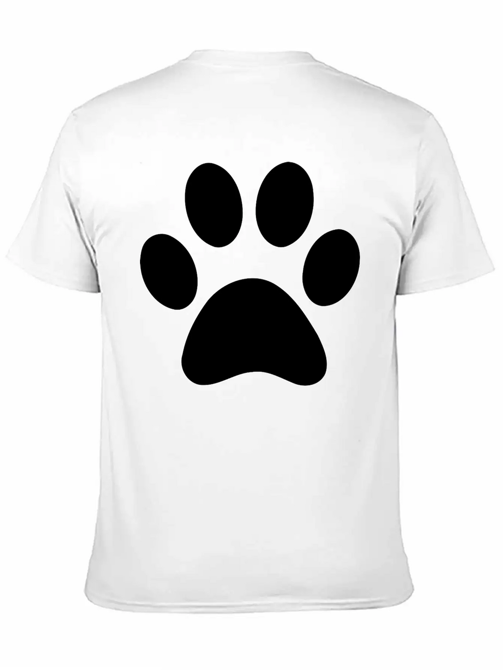 Paw Print Unisex Casual T-Shirt – Clean Design For Daily Comfort
