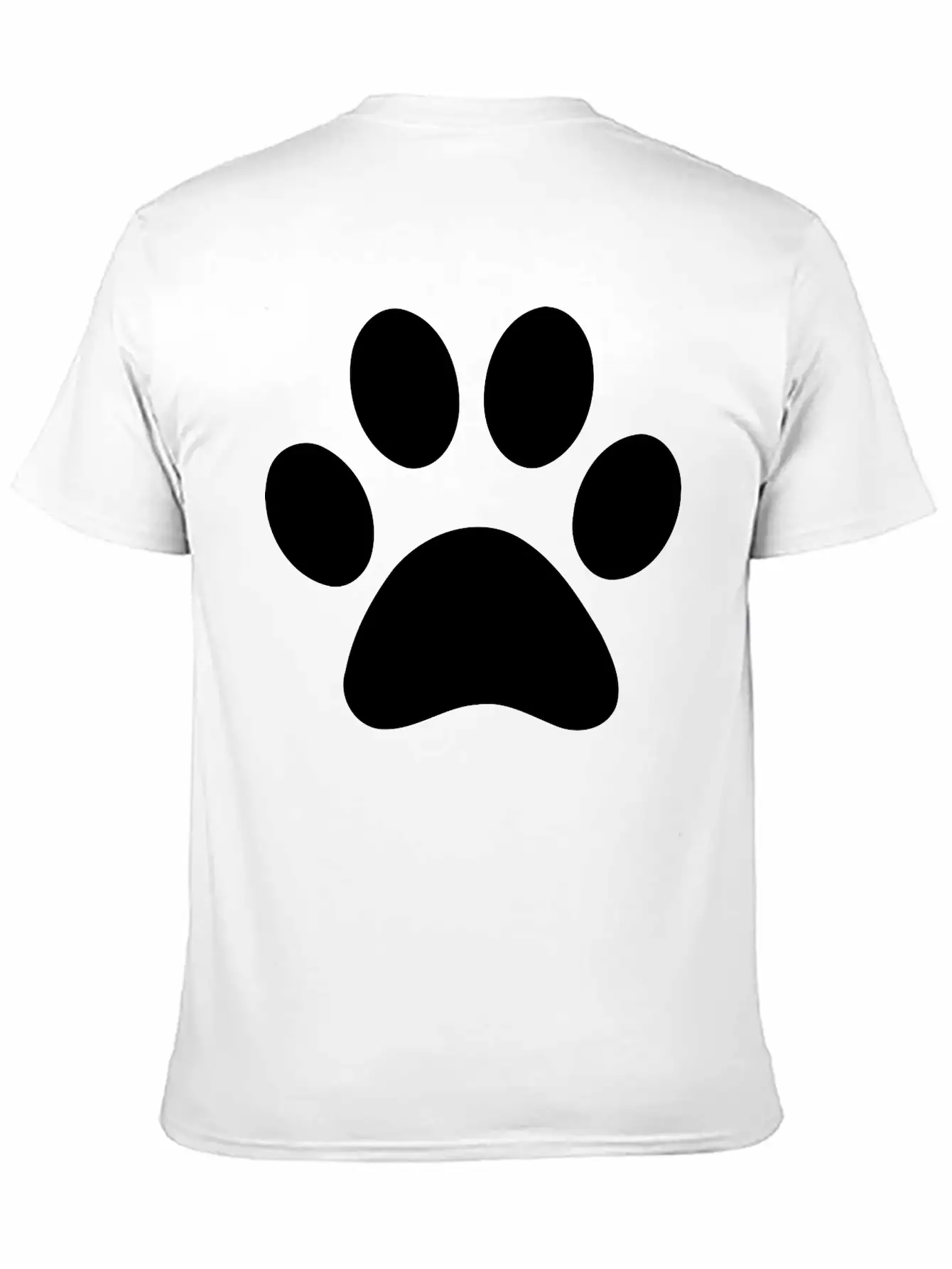 Paw Print Unisex Casual T-Shirt – Clean Design For Daily Comfort