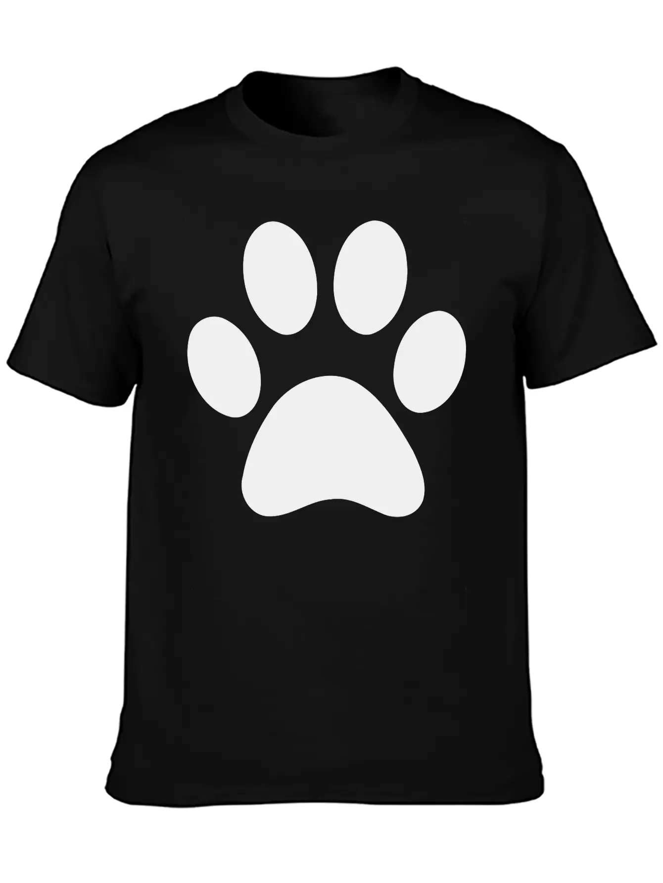 Paw Print Unisex Casual T-Shirt – Clean Design For Daily Comfort