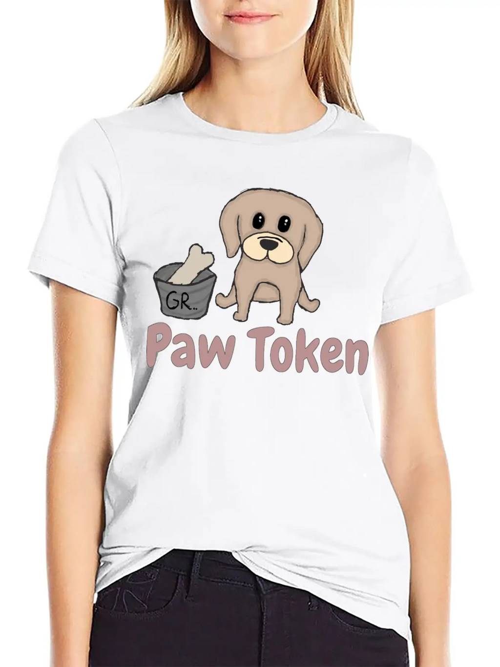 Paw Token, Puppy Lovers Token Breathable Soft Cotton T-Shirt – Timeless Casual Look