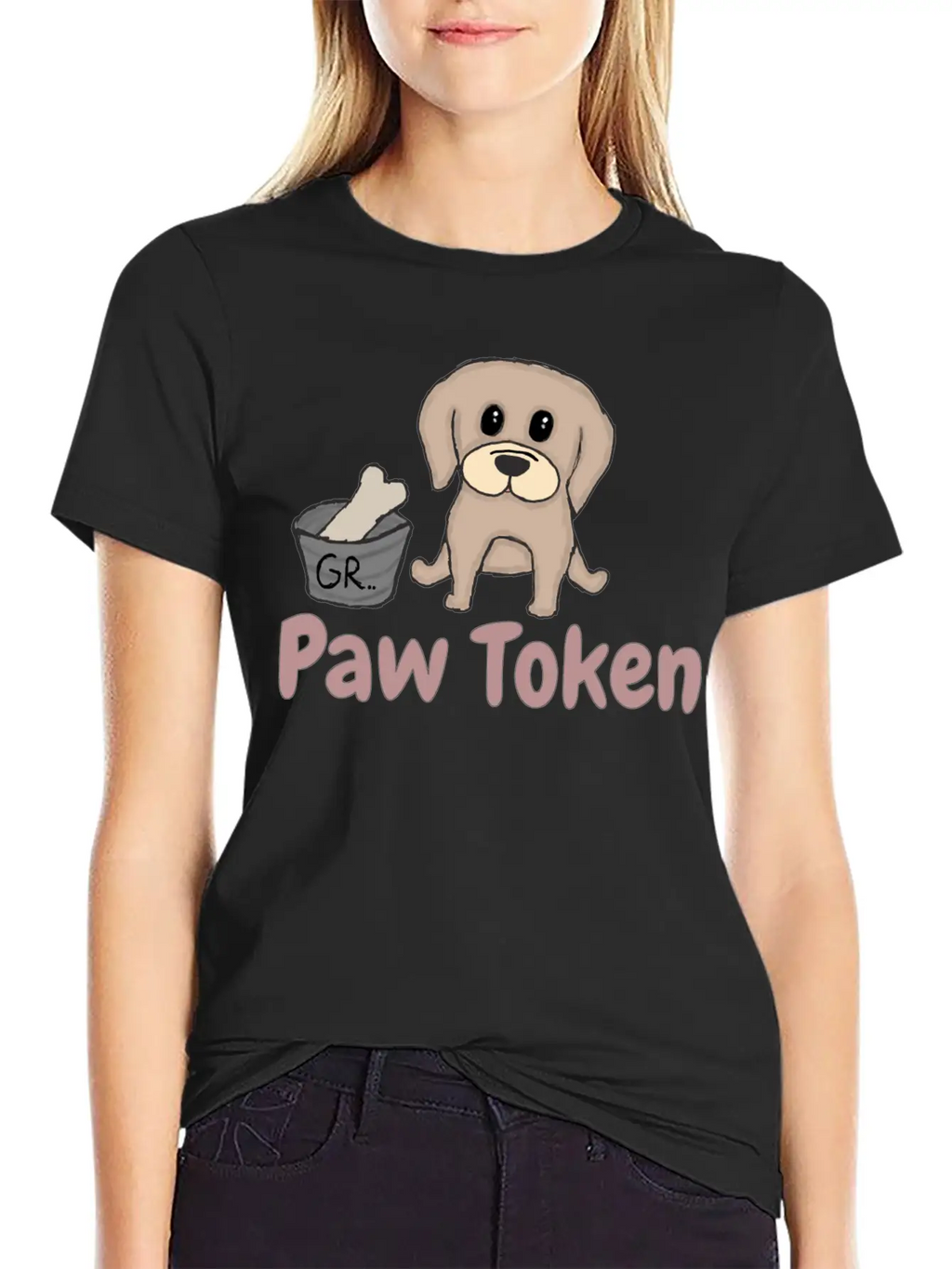 Paw Token, Puppy Lovers Token Breathable Soft Cotton T-Shirt – Timeless Casual Look
