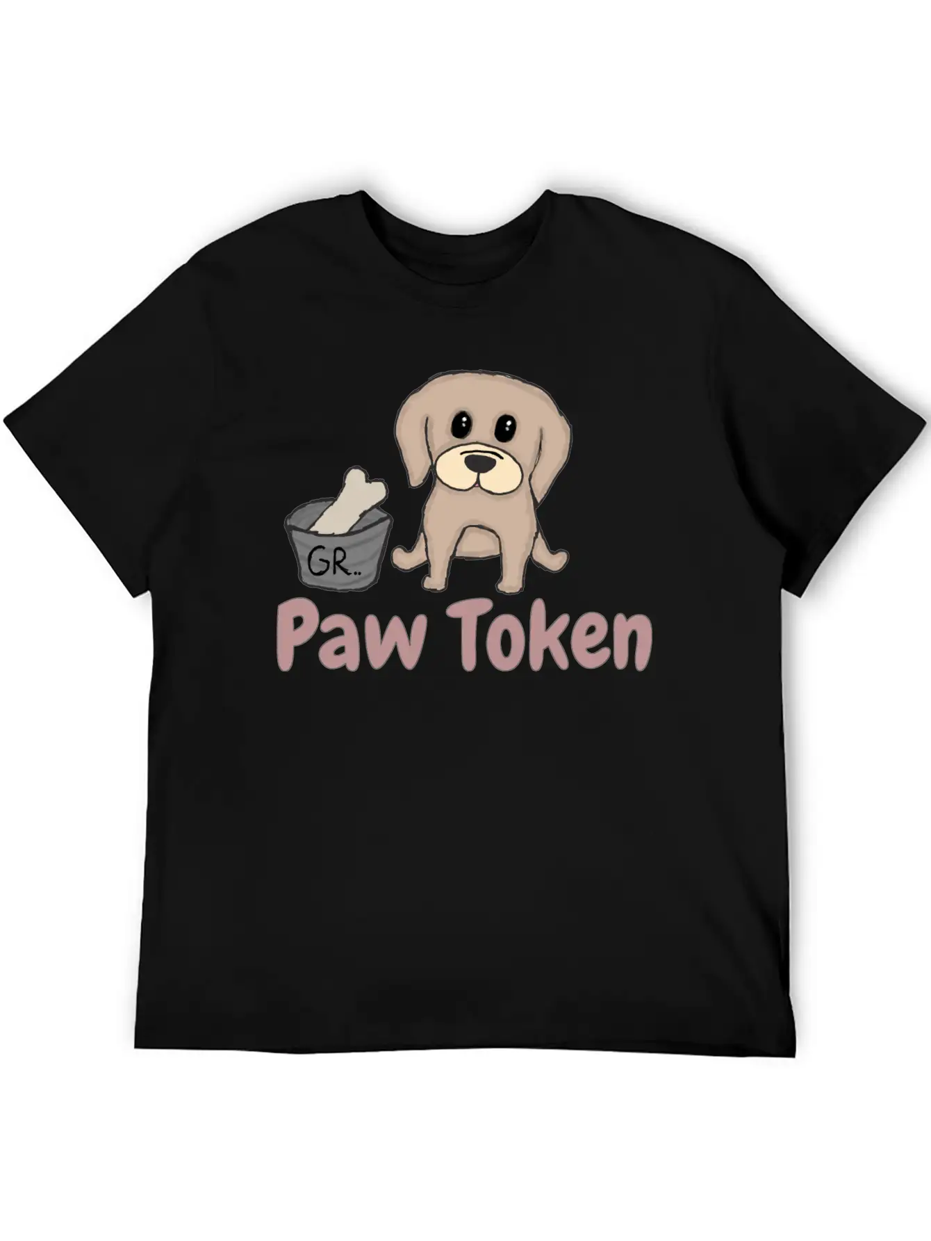 Paw Token, Puppy Lovers Token Breathable Soft Cotton T-Shirt – Timeless Casual Look