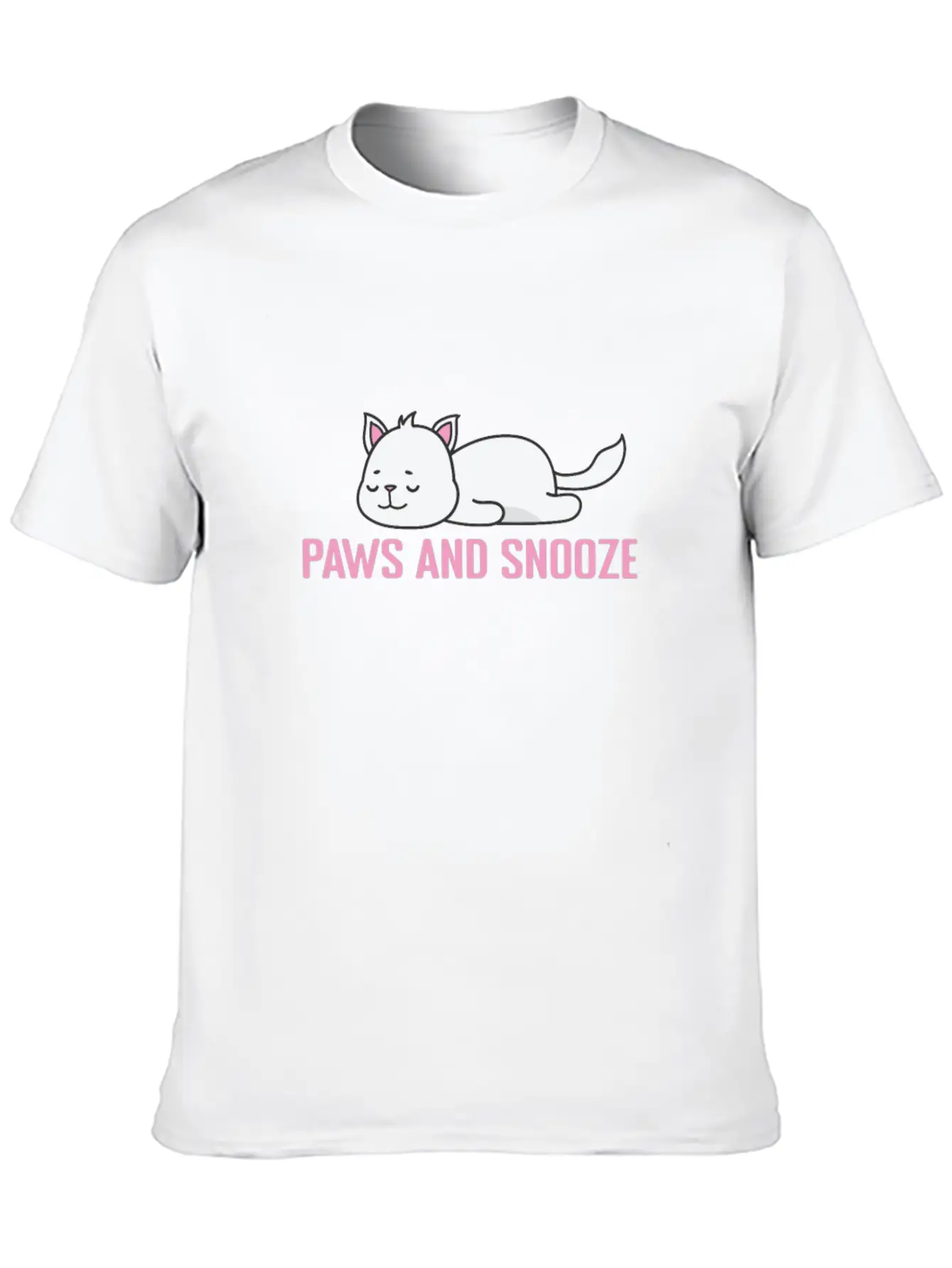 Paws And Snooze Pajama Nightgown Unisex Casual T-Shirt – Clean Design For Daily Comfort