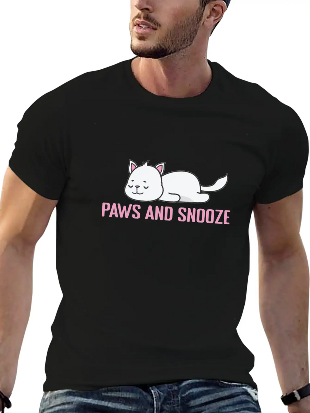 Paws And Snooze Pajama Nightgown Unisex Casual T-Shirt – Clean Design For Daily Comfort